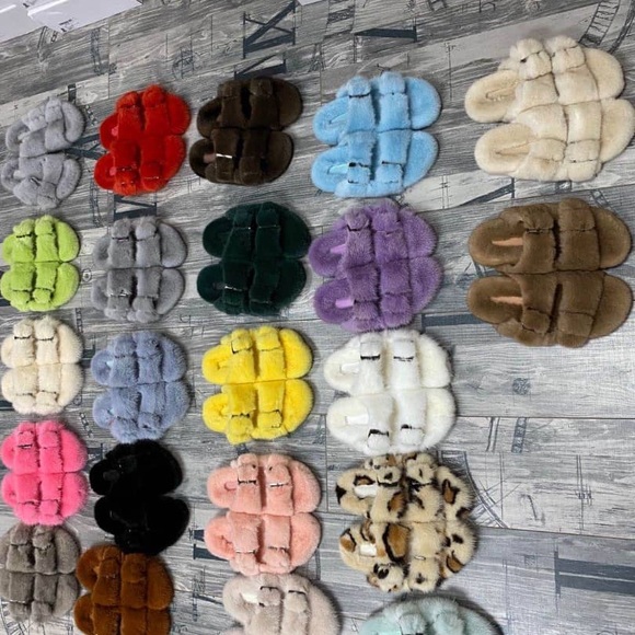 100 percent mink fur slides - Picture 5 of 5